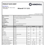 Mineroll TOP 5000 technical data sheet ENG
